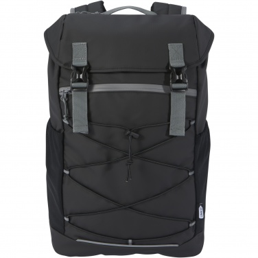Logo trade promotional item photo of: Aqua 15.6" GRS recycled water resistant laptop backpack 23L