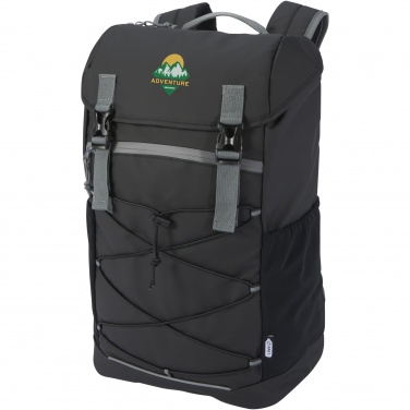 Logo trade business gift photo of: Aqua 15.6" GRS recycled water resistant laptop backpack 23L