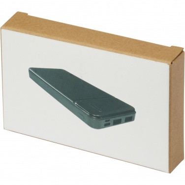 Logo trade corporate gifts picture of: Loop 10.000 mAh recycled plastic power bank 