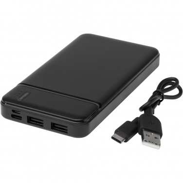 Logo trade promotional gift photo of: Loop 10.000 mAh recycled plastic power bank 