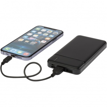 Logotrade promotional item picture of: Loop 10.000 mAh recycled plastic power bank 