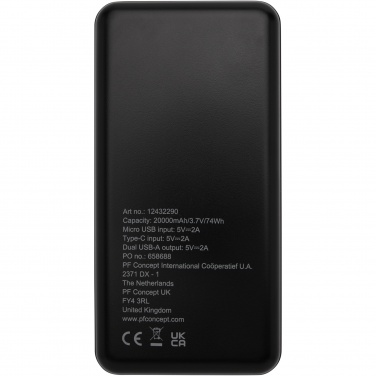 Logotrade corporate gifts photo of: Loop 20.000 mAh recycled plastic power bank 