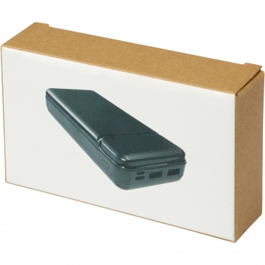 Logo trade promotional gifts picture of: Loop 20.000 mAh recycled plastic power bank 