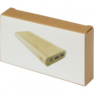 Logotrade promotional product picture of: Tulda 10.000 mAh bamboo power bank