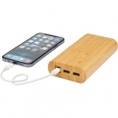 Logotrade business gifts photo of: Tulda 20.000 mAh bamboo power bank