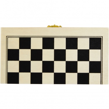 Logo trade promotional merchandise photo of: King wooden chess set