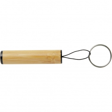 Logotrade promotional giveaway image of: Cane bamboo key ring with light