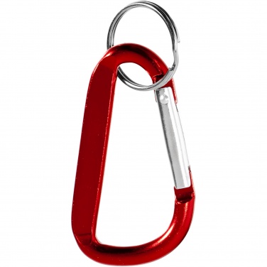 Logotrade corporate gift picture of: Timor RCS recycled aluminium carabiner keychain
