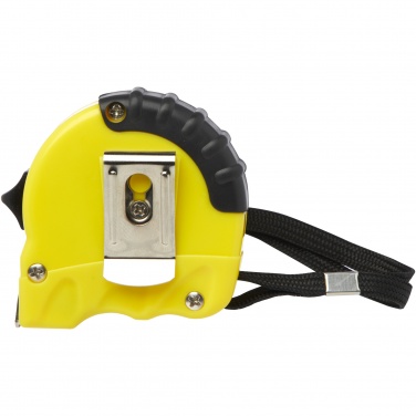 Logo trade business gifts image of: Rule 3-metre RCS recycled plastic measuring tape