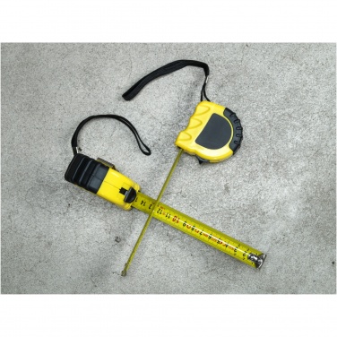 Logo trade promotional merchandise picture of: Rule 5-metre RCS recycled plastic measuring tape