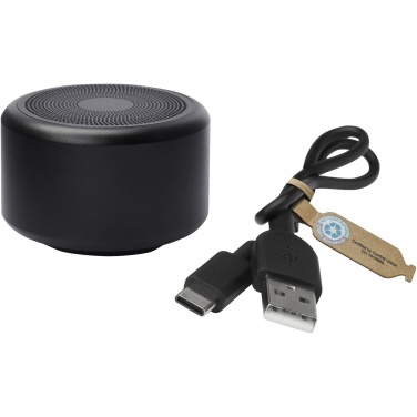 Logotrade promotional products photo of: Rise 3W RCS recycled aluminium Bluetooth® mini speaker 
