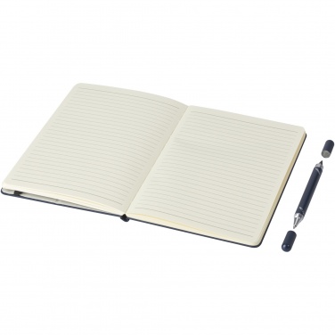 Logo trade promotional giveaways image of: Skribo ballpoint pen and notebook set