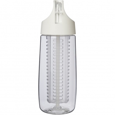 Logo trade promotional giveaway photo of: HydroFruit 700 ml recycled plastic sport bottle with flip lid and infuser