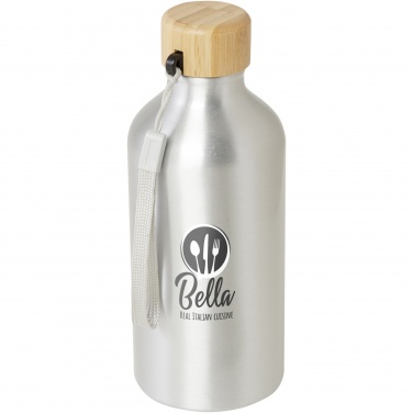 Logo trade promotional gift photo of: Malpeza 500 ml RCS certified recycled aluminium water bottle