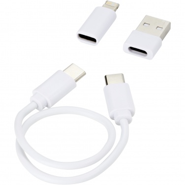 Logo trade promotional products picture of: Whiz recycled plastic modular charging cable 