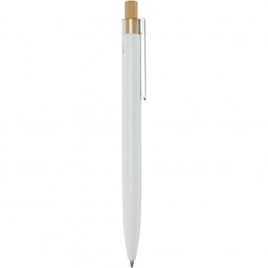 Logo trade promotional merchandise image of: Nooshin recycled aluminium ballpoint pen  (blue ink)