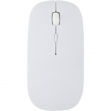 Logo trade promotional merchandise photo of: Menlo RCS recycled plastic wireless mouse 