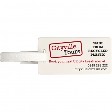 Logo trade promotional gifts image of: River recycled window luggage tag