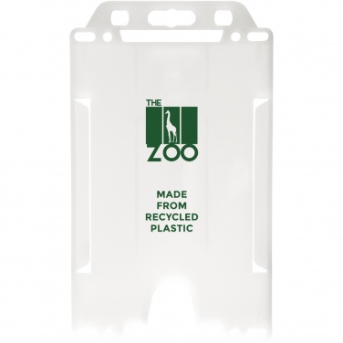 Logotrade promotional giveaway image of: Pierre recycled plastic card holder 
