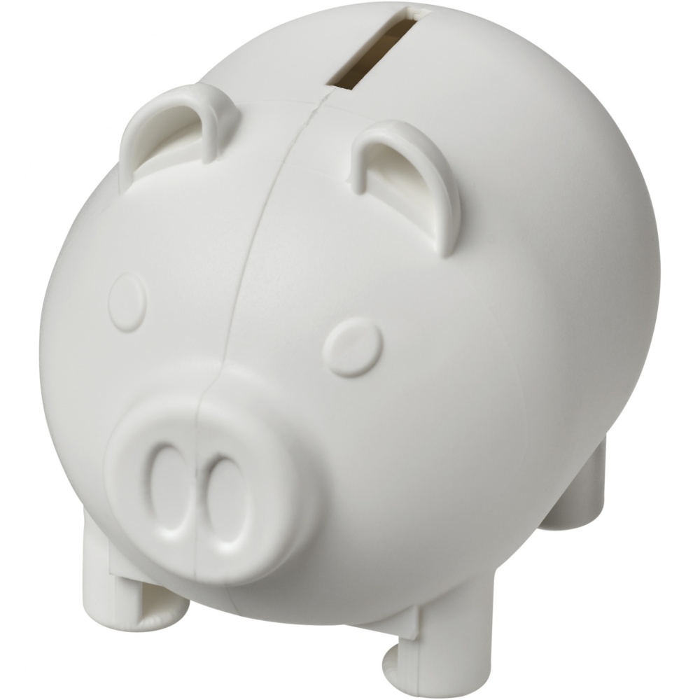 Logo trade advertising products image of: Oink recycled plastic piggy bank