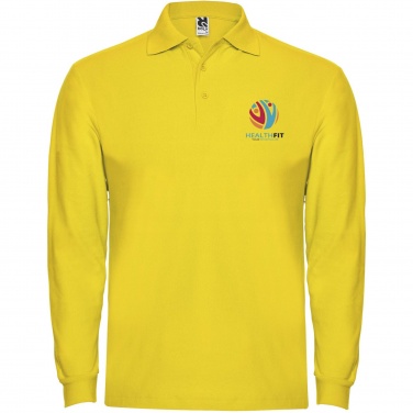 Logo trade promotional gift photo of: Estrella long sleeve men's polo