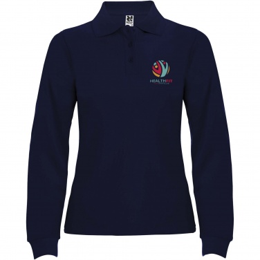 Logo trade advertising products image of: Estrella long sleeve women's polo