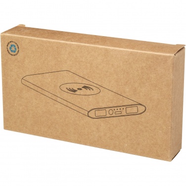 Logotrade advertising products photo of: Juice 8000 mAh Type-C recycled aluminium wireless power bank