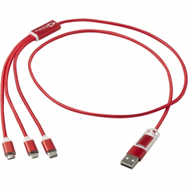 Logotrade business gifts photo of: Versatile 5-1 recycled aluminium charging cable