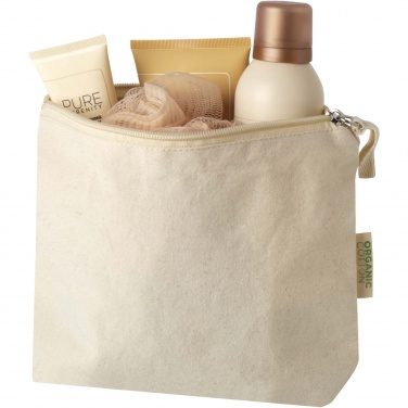 Logo trade promotional gifts picture of: Orissa 180 g/m² organic toiletry bag 1L