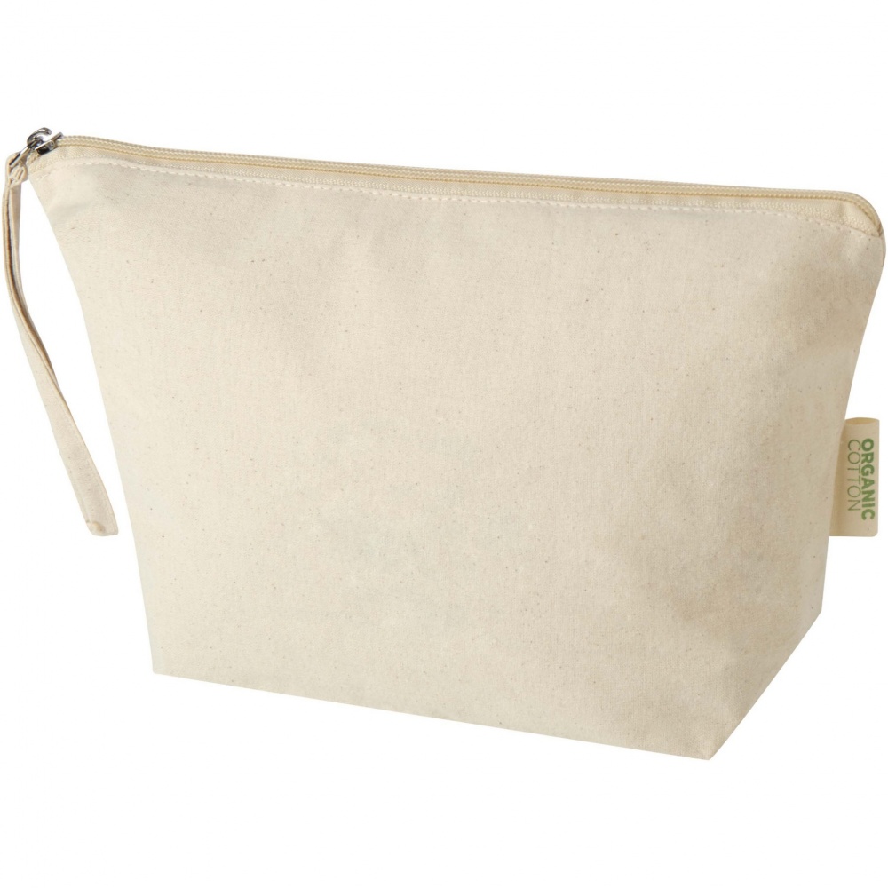 Logotrade promotional merchandise photo of: Orissa 180 g/m² organic large accessory pouch 3L