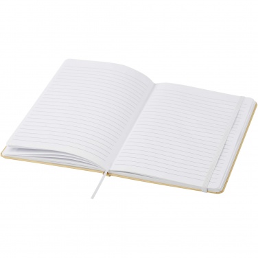 Logo trade advertising products picture of: Nelida A5 recycled cardboard hard cover notebook