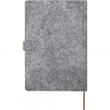 Logotrade advertising products photo of: Viviana A5 recycled felt and cork notebook