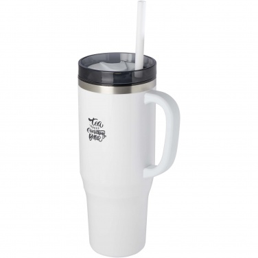 Logotrade promotional gift image of: Melbourne 1200 ml RCS certified insulated tumbler with straw