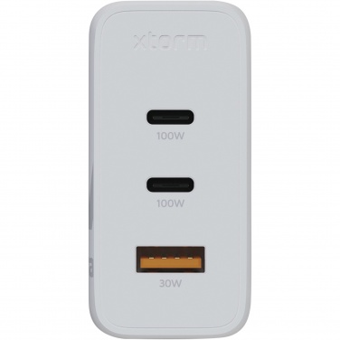 Logo trade promotional merchandise image of: Xtorm XEC100 GaN² Ultra 100W wall charger