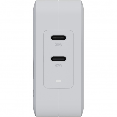 Logotrade promotional product image of: Xtorm XVC2067 GaN Ultra 67W travel charger with 100W USB-C PD cable
