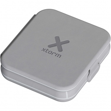 Logotrade promotional gift picture of: Xtorm XWF21 15W foldable 2-in-1 wireless travel charger