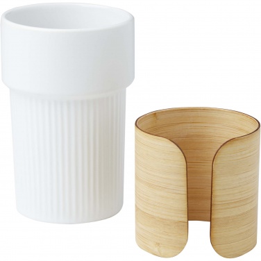 Logotrade promotional merchandise picture of: Tumbler Fika 340 ml with bamboo sleeve