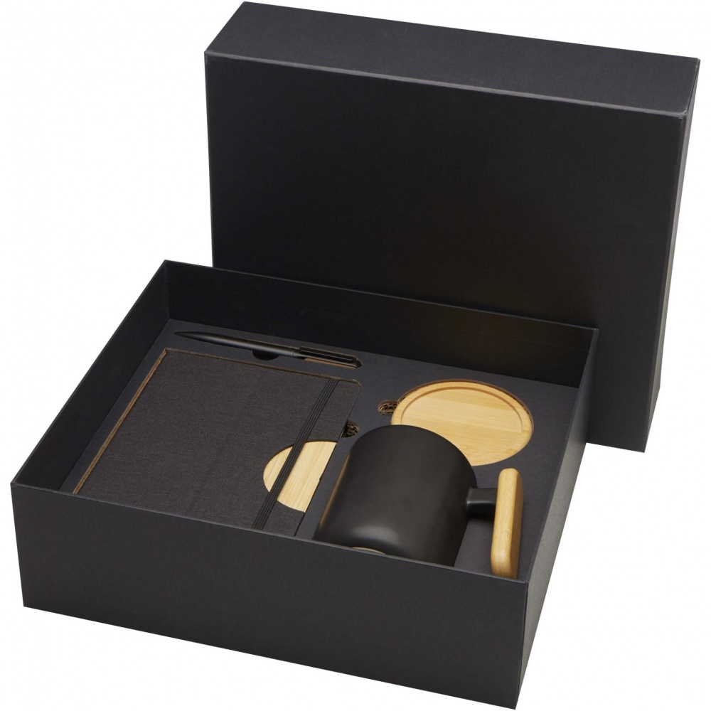 Logotrade promotional merchandise photo of: Laura A5 hard cover notebook and ballpoint pen gift set