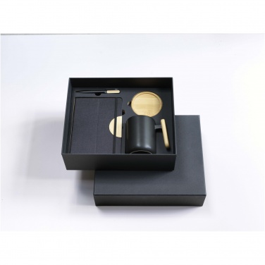 Logo trade promotional gift photo of: Laura A5 hard cover notebook and ballpoint pen gift set