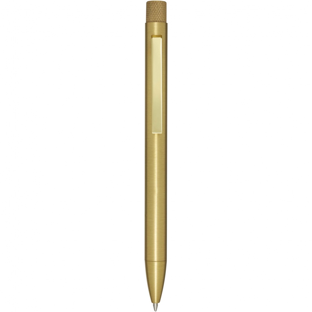 Logotrade corporate gift image of: Beatriz recycled brass ballpoint pen