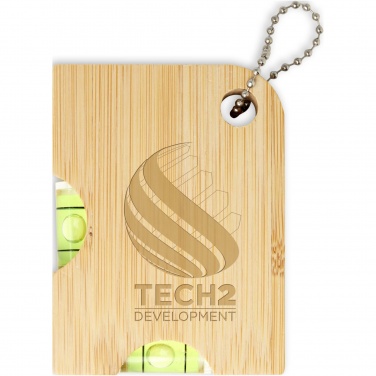 Logotrade promotional giveaway picture of: Levo bamboo bottle opener with level 