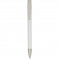 Ana recycled plastic ballpoint pen, White