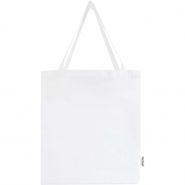 Logotrade advertising product image of: Madras 140 g/m² GRS recycled cotton gusset tote bag