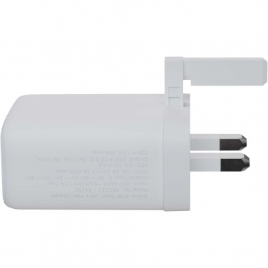 Logotrade corporate gift picture of: Xtorm XEC067G GaN² Ultra 67W wall charger - UK plug