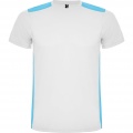 Detroit short sleeve unisex sports t-shirt, White / Turquois