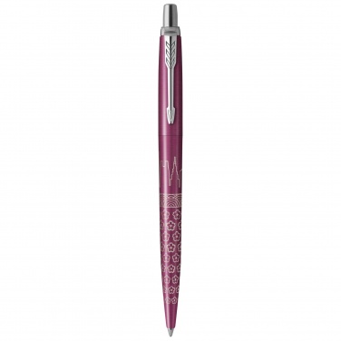 Logotrade promotional product image of: Parker Jotter SE Global Icons colour trim ballpoint pen
