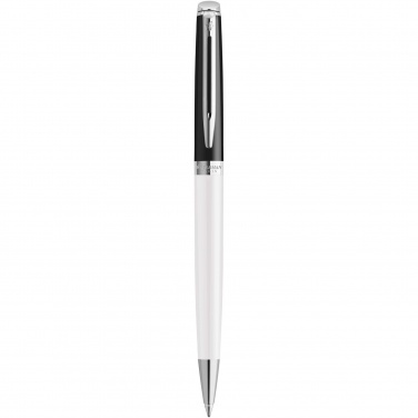 Logotrade corporate gift image of: Hemisphere colour blocking ballpoint pen with palladium trim