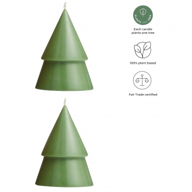 Logotrade promotional products photo of: Originalhome Xmas tree candle set of 2 - M