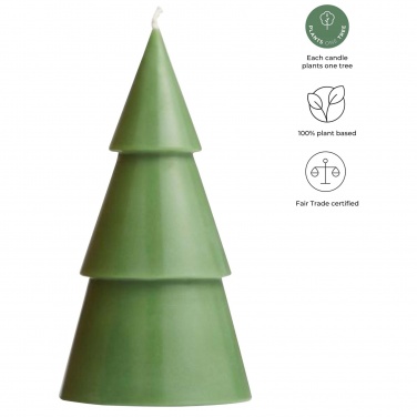 Logotrade promotional item picture of: Originalhome Xmas tree candle - L