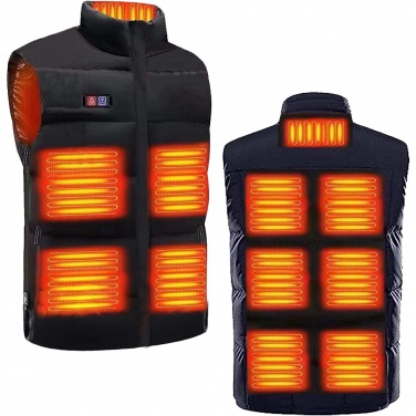 Logo trade corporate gifts image of: SCX.design G01 heated bodywarmer with power bank